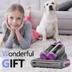 Vacuum Cleaner Mattress UV Sanitizing Cordless Bed 520ML Double Cup HEPA Filter Ultrasonic Heating 13Kpa Suction Couch Portable Allergen Grey