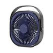 Mini Small Electric Fan, Portable USB Charging Personal Fans for Home Office (Blue)