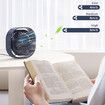 Mini Small Electric Fan, Portable USB Charging Personal Fans for Home Office (Blue)