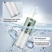 Water Flosser for Teeth Cordless, Oral Irrigator, Rechargeable Dental Water Jet with 280ML Water Tank and 5 Jet Tips for Travel Home (Green)