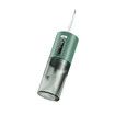 Water Flosser for Teeth Cordless, Oral Irrigator, Rechargeable Dental Water Jet with 280ML Water Tank and 5 Jet Tips for Travel Home (Green)
