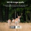 Solar Hunting Security Camera 4G Outdoor with 3MP 360° PTZ PIR Night Vision, Motion Detection, Two-Way Audio