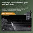 Solar Hunting Security Camera 4G Outdoor with 3MP 360° PTZ PIR Night Vision, Motion Detection, Two-Way Audio