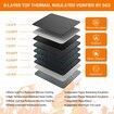Document Organizer with Lock,Upgraded Heat Insulated Fireproof Waterproof Box 8 Layers File Organizer,Portable Home Travel Safe Storage