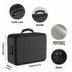 Document Organizer with Lock,Upgraded Heat Insulated Fireproof Waterproof Box 8 Layers File Organizer,Portable Home Travel Safe Storage