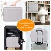 Document Organizer with Lock,Upgraded Heat Insulated Fireproof Waterproof Box 8 Layers File Organizer,Portable Home Travel Safe Storage (Silver)