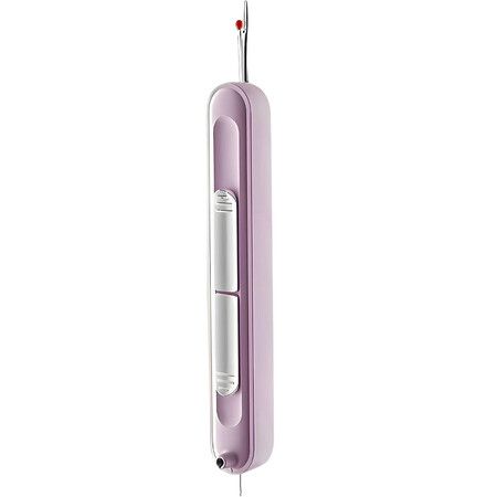 2 in 1 Automatic Needle Threaders Seam Ripper,Quilting Supplies Sewing Kit,Quick Sewing Machine Loop Needle Threaders,Purple