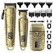 Professional Hair Clippers 3 in 1 Hair Trimmer Beard Trimmer Electric Shavers Razor for Men Cordless Beard Grooming Set LCD Display
