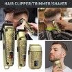 Professional Hair Clippers 3 in 1 Hair Trimmer Beard Trimmer Electric Shavers Razor for Men Cordless Beard Grooming Set LCD Display