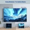 Wireless Transmitter Receiver HDMI Extender Portable 4k Kit Plug Play Support 2.4GHz 5GHz Streaming Video Audio Laptop Pc Box Projector