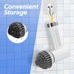Electric Spin Scrubber Cordless Home Car Power Cleaning Brush 4 Heads for Toilet Bath Tub Tile Floor Wall Shower Grout Window Kitchen Sink