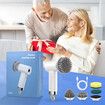 Electric Spin Scrubber Cordless Home Car Power Cleaning Brush 4 Heads for Toilet Bath Tub Tile Floor Wall Shower Grout Window Kitchen Sink