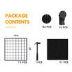 20 Cube Storage Organizer Ball Rack Wire Grid Bookshelf DIY Modular Clothes Cabinet Photo Toys Shelf Metal