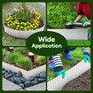 Garden Bed Edging Landscape Edge 20mx30cm Lawn Border Flower Plant Grass Path Fence DIY Flexible Corrugated Carbon Steel UV Resistant Roll Kit