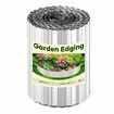 Garden Bed Edging Landscape Edge 20mx30cm Lawn Border Flower Plant Grass Path Fence DIY Flexible Corrugated Carbon Steel UV Resistant Roll Kit