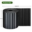 Garden Bed Edging Landscape Edge 10mx30cm Lawn Border Flower Plant Grass Path Fence DIY Flexible Corrugated UV Resistant Carbon Steel Roll Kit