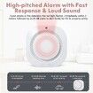 Smoke Detector,Battery Operated Smoke Alarm with Photoelectric Technology,Fire Alarms Smoke Detectors with LED Indicator and Test Button (4 Pack)