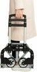 Professional Heavy-Duty 70kgs Capacity Aluminum Folding Hand Truck/Luggage Cart With Adjustable Handle, Folding Away Wheels, And Bungee Cord