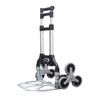 Stair Climbing Hand Truck 70kgs,Heavy Duty Dolly Cart for Stairs,Folding Stair Climbing Trolley with Six Wheels and Telescoping Handle