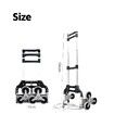 Stair Climbing Hand Truck 70kgs,Heavy Duty Dolly Cart for Stairs,Folding Stair Climbing Trolley with Six Wheels and Telescoping Handle