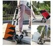 Stair Climbing Hand Truck 70kgs,Heavy Duty Dolly Cart for Stairs,Folding Stair Climbing Trolley with Six Wheels and Telescoping Handle
