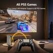 Controller for PlayStation 5,Wireless Controllers Support Adjustable Turbo,Remap,Hall Effect,Gaming Controller with 2.4G Adapter