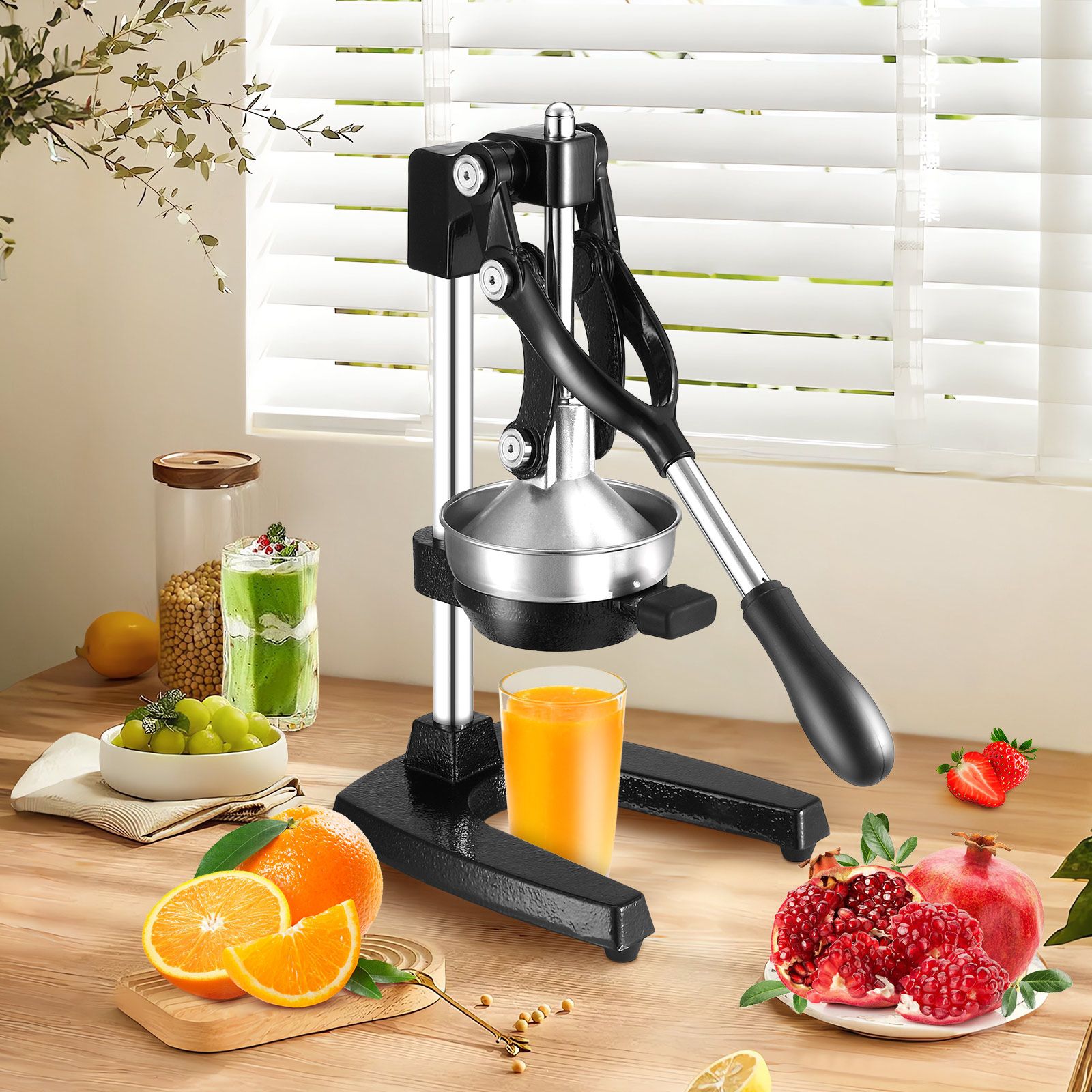 Manual Juicer Fruit Juice Presser Extractor Lemon Squeezer Maker