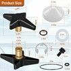 CX900G Locking Knob and CX900DA Pool Filter Knob Kit Fit for Hayward Star Clear Plus Cartridge Filters, Include, CX900G, CX900D, CX900J, CX900W Parts