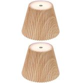 Wireless Bottle Lamp Shades for Table Lamps,3 Level Brightness Touch Lamps for Nightstand,Rechargeable Lamp Cordless Lamp,Modern Wine Bottle Light 2Pack