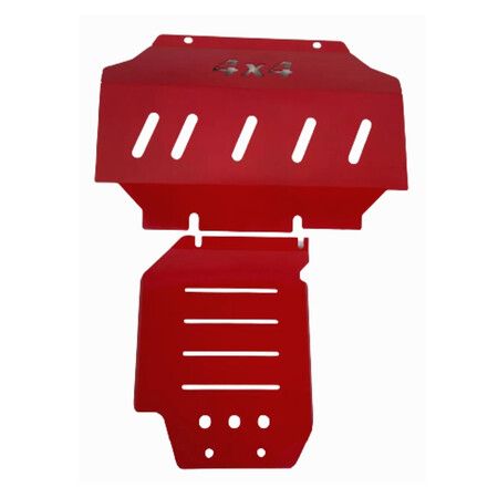 Red Bash Plate Front Sump Guard 3mm for Ford Ranger PX 1 2 3 MK Ute 2012-2022