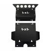 3mm Matte Black Bash Plate Sump Guard for Toyota Hilux N70 SR SR5 2005-2015 Underbody