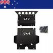 3mm Matte Black Bash Plate Sump Guard for Toyota Hilux N70 SR SR5 2005-2015 Underbody