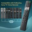 Replacement for Sony-TV-Voice-Remote-Control,Compatible with Sony Bravia XR/XBR/KD Series 4K/8K LED OLED Google/Android Smart TVs TX520U TX800U A80J