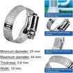 1 Pack Pool Pump Replacement Hose,1.25Inch Diameter, 59 Inch Long Pool Filter Replacement Hoses for Above Ground Pools,Compatible with Intex Pump (White)
