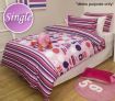 Jelly Bean Kids Disco Girl Single Sized Bed Quilt Cover / Pillowcase Set