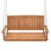 Gardeon Porch Swing Chair With Chain Outdoor Furniture Wooden Bench 2 Seater