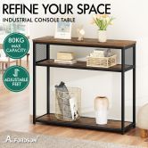 ALFORDSON Console Table Industrial Storage Rack 3 Shelves