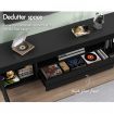 ALFORDSON Entertainment Unit TV Cabinet Stand LED 180cm Black