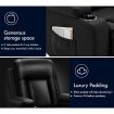 ALFORDSON Recliner Chair Heated Massage Armchair Lounge Sofa Leather Black