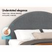 ALFORDSON Bed Frame Queen Size Mattress Base Platform Grey Fabric CALLA