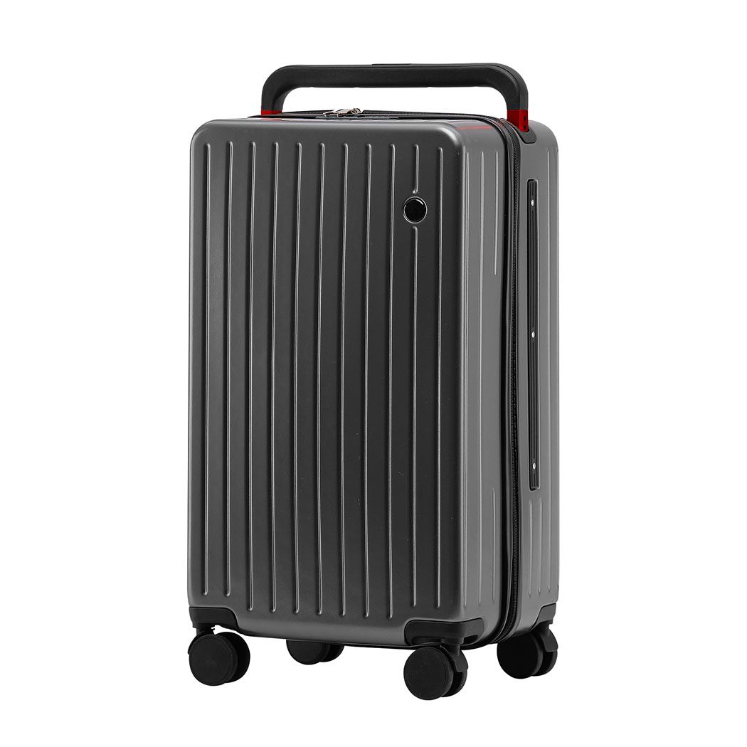 20" Luggage Wide Handle TSA Lock Grey