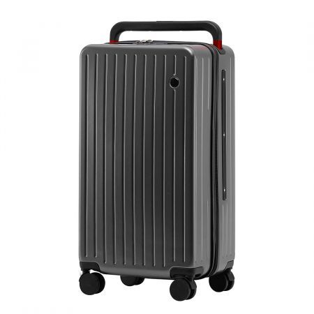26" Luggage Wide Handle Hard Case Grey