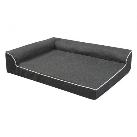Orthopedic Dog Bed L Grey