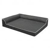 Orthopedic Dog Bed L Grey