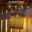 2Pcs Solar Lanterns Outdoor Lights Waterproof Garden Decor, Gifts for Women Mom Grandma, 2 Modes Hanging Solar Lights