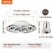 Front Axle Cover Combo Kit ABS Lug Nut Covers with Nut Cover Tools