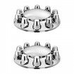 Front Axle Cover Combo Kit ABS Lug Nut Covers with Nut Cover Tools