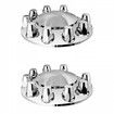 Front Axle Cover Combo Kit ABS Lug Nut Covers with Nut Cover Tools