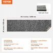 Non Slip Rug Pad Gripper 25 x 94.5 in 0.24" Carpet Mat Thick for Floor