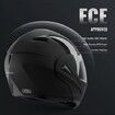 Unmasked Motorcycle Helmet Motocross Helmet with Bluetooth Communication